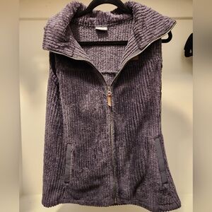 Columbia fire side high-pile sherpa fleece side pockets grey